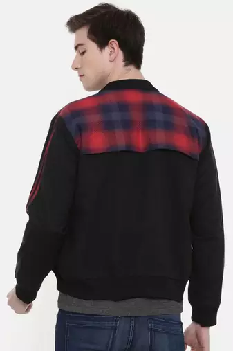 Mayank Modi Retro Chex Bomber Jacket