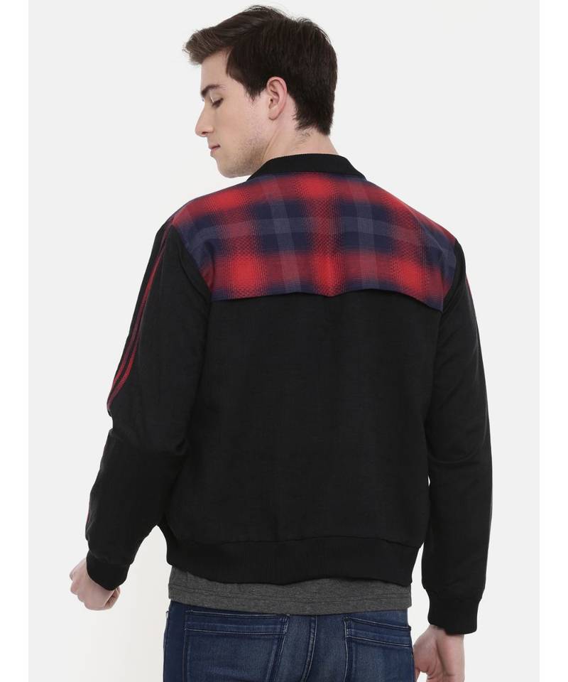 Mayank Modi Retro Chex Bomber Jacket