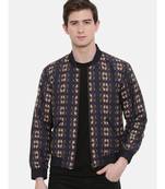 Mayank Modi Classic Linen  Bomber Jacket