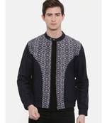Mayank Modi Quilted Retro Bumber Jacket