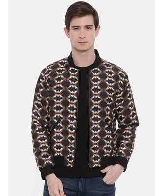 Mayank Modi Retro Linen  Bomber Jacket 1