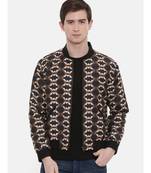 Mayank Modi Retro Linen  Bomber Jacket