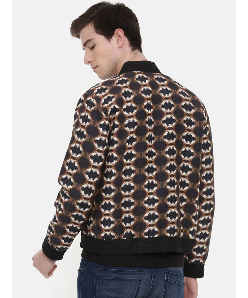 Mayank Modi Retro Linen  Bomber Jacket