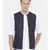 Mayank Modi Deep Purple Short Linen Open Jacket
