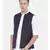 Mayank Modi Deep Purple Short Linen Open Jacket