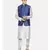 Mayank Modi Linen/Silk Blue Nehru Jacket