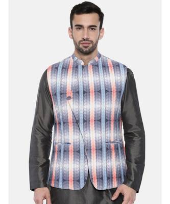 Mayank Modi Agua Blue Pink Quilted Jacket 1