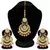 Traditional Wedding Chandbali Kundan & Pearl Earring Set With Maang Tikka for Women
