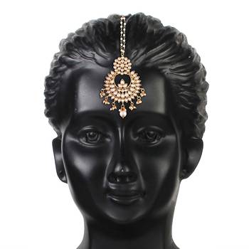Kalank Inspired Pearl Maang Tikka for Women 2
