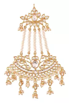 Kundan & Pearl Pasa/Hair Kalank Inspired Jewellery for Women