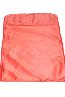 atorakushon   Satin Hanging Saree Cover Garments Wardrobe Organizer Pack of 3 (Maroon)