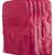 atorakushon   Satin Hanging Saree Cover Garments Wardrobe Organizer Pack of 6 (pink)