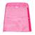 atorakushon   Satin Hanging Saree Cover Garments Wardrobe Organizer Pack of 6 (pink)