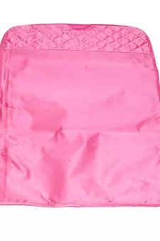 atorakushon   Satin Hanging Saree Cover Garments Wardrobe Organizer Pack of 6 (pink)