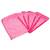 atorakushon   Satin Hanging Saree Cover Garments Wardrobe Organizer Pack of 6 (pink)