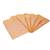 atorakushon   Satin Hanging Saree Cover Garments Wardrobe Organizer Pack of 6 (Golden)