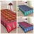 Textstylers pure cotton printed single bedsheet (Combo of 3)