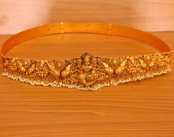 Gold pearl waist-belt 1