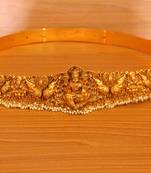 Gold pearl waist-belt