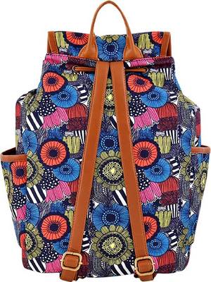 Lychee Bags Canvas Printed  Backpack 3