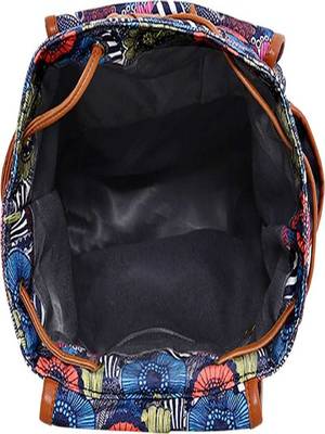Lychee Bags Canvas Printed  Backpack 4