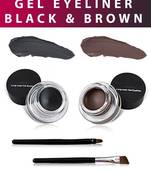 Miss Rose Professional Gel Eyeliner( Black And Brown)