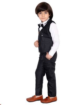 fourfolds boy's 3-piece suit 3