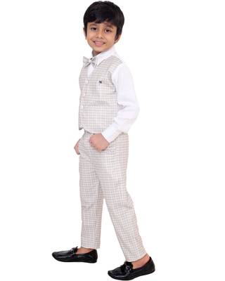 fourfolds boy's 3-piece suit 3