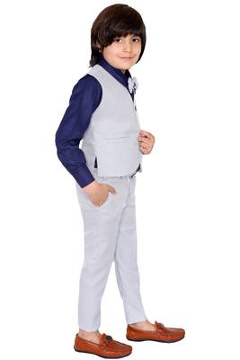 fourfolds boy's 3-piece suit 3