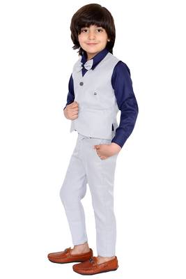 fourfolds boy's 3-piece suit 4