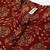 Women's Maroon Cotton Floral Print Regular Wear Top