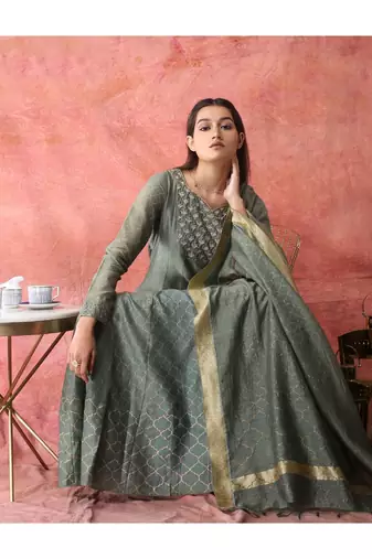 Show Shaa Moroccan khirki Anarkali set