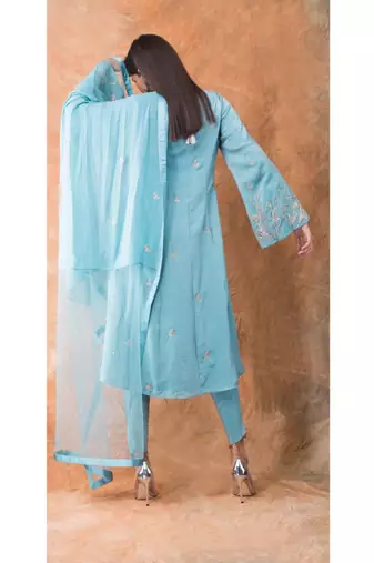 show shaa kimono high low anarkali & dhoti pants
