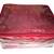 atorakushon   Net Transparent Saree Cover Garments Storage Bags Wardrobe Organizer Pack of 2 (Maroon)