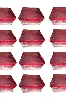 atorakushon   Net Transparent Saree Cover Garments Storage Bags Wardrobe Organizer Pack of 12 (Maroon)