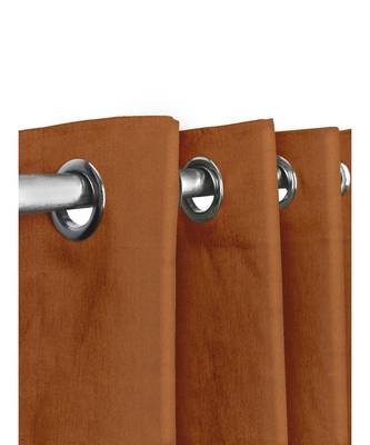 Shivanaa Homes Blackout Brown Curtain 3