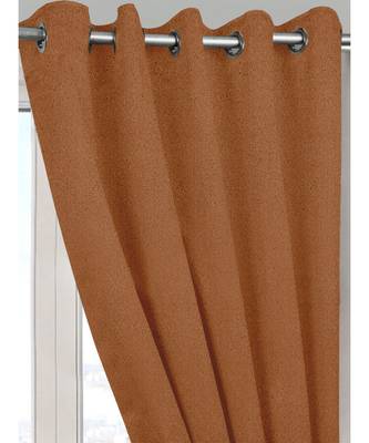 Shivanaa Homes Blackout Brown Curtain 4