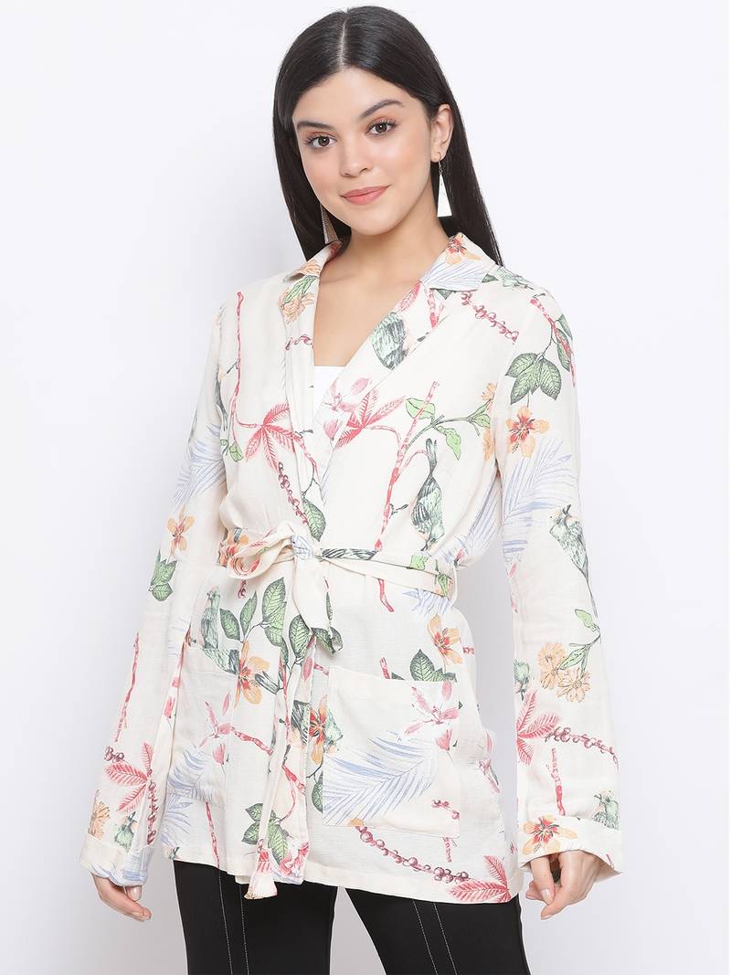 Tropical Tarka Women Blazer
