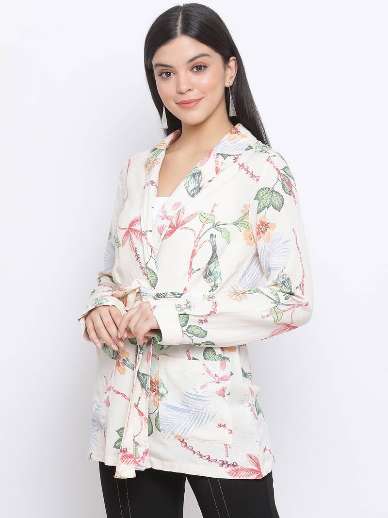 Tropical Tarka Women Blazer
