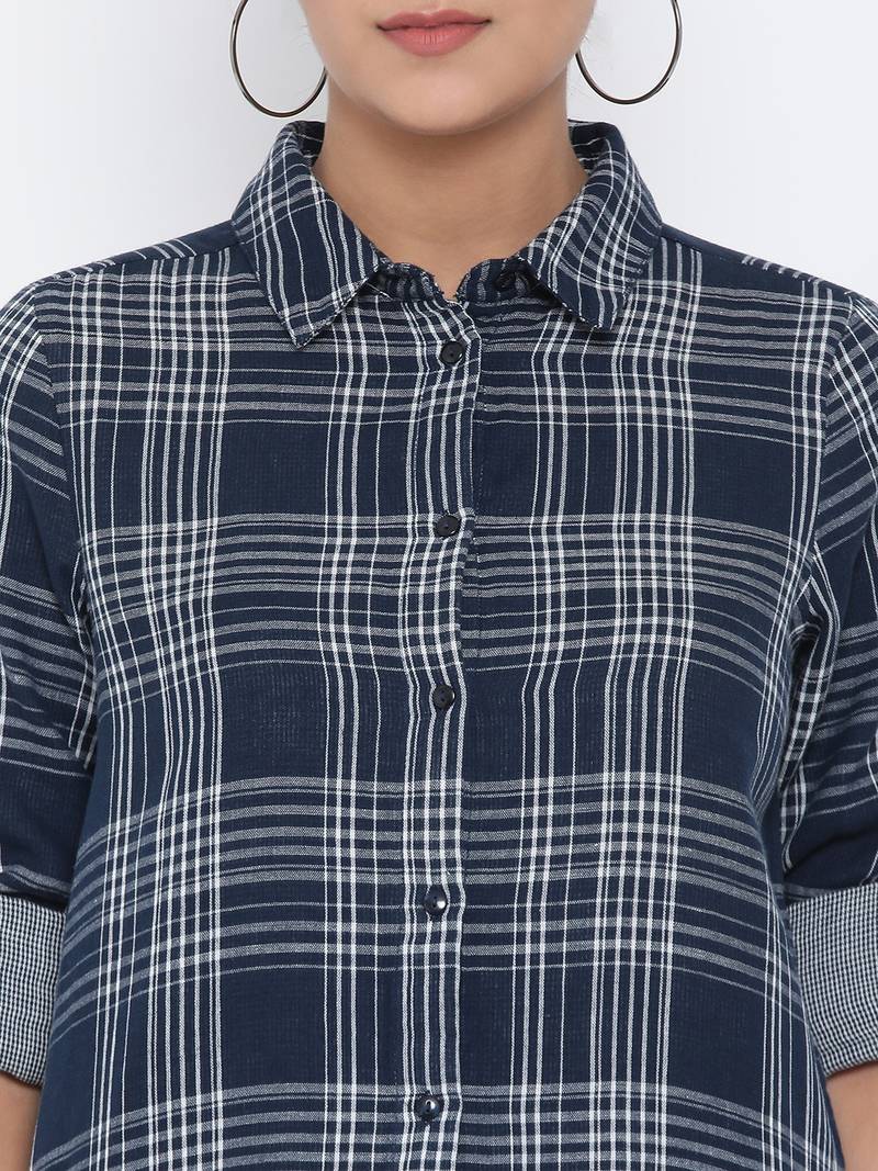 Plaid Monarch Women Shirt