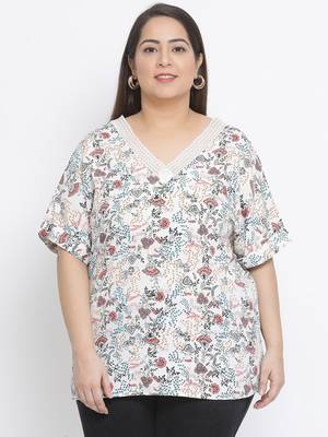 Blossom Repeat Plus Size Women Top 1