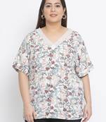 Blossom Repeat Plus Size Women Top