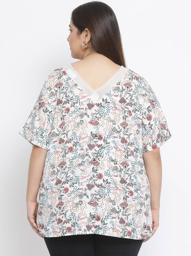 Blossom Repeat Plus Size Women Top