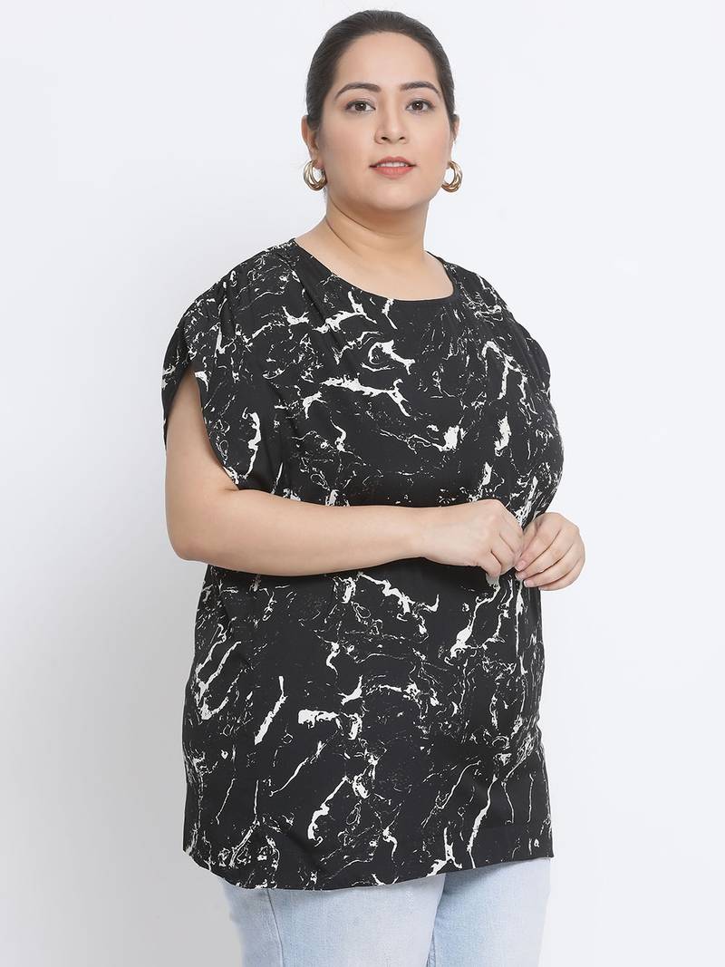 Graphic Heights Plus Size Women Top