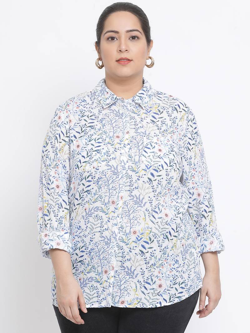 Blossom Farar Plus Size Women Shirt