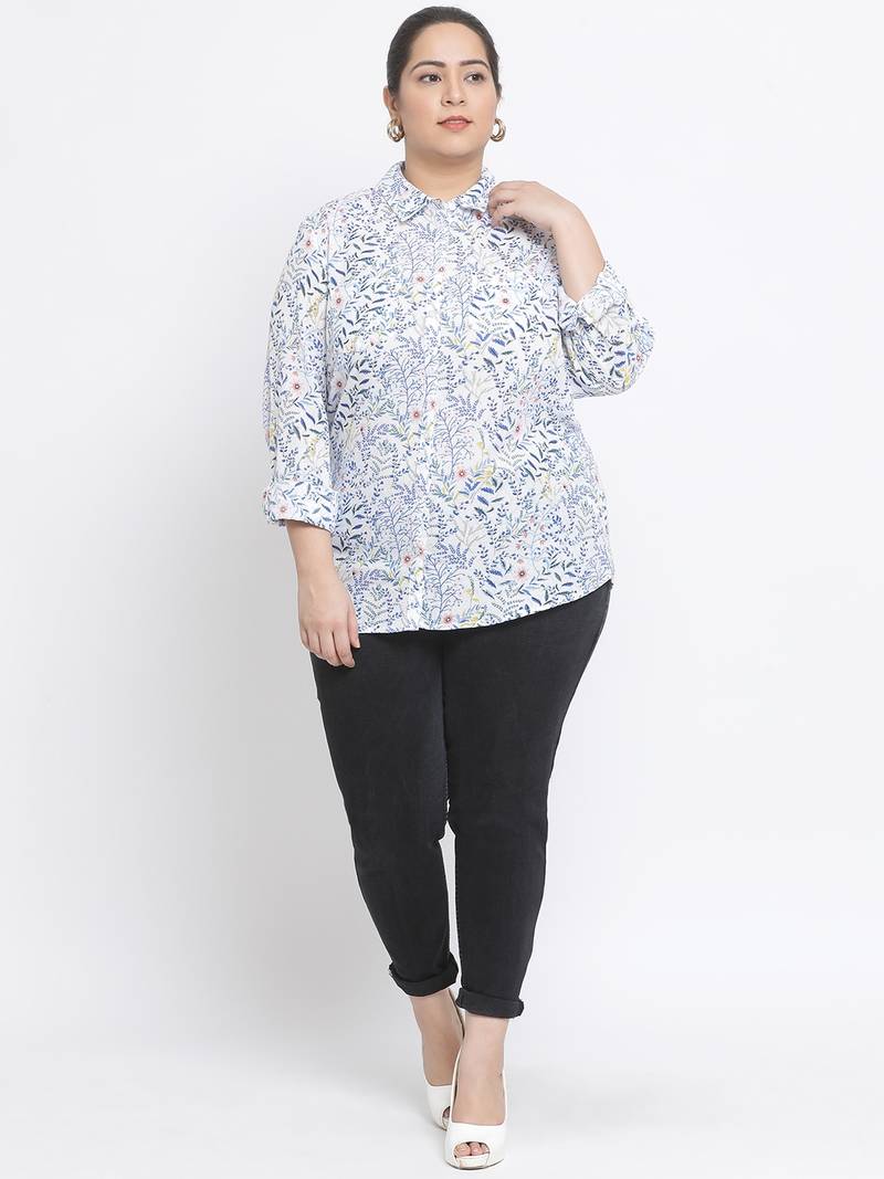 Blossom Farar Plus Size Women Shirt