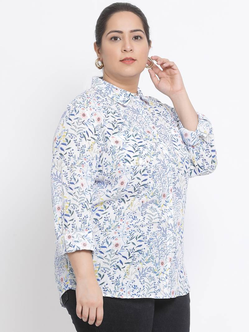 Blossom Farar Plus Size Women Shirt