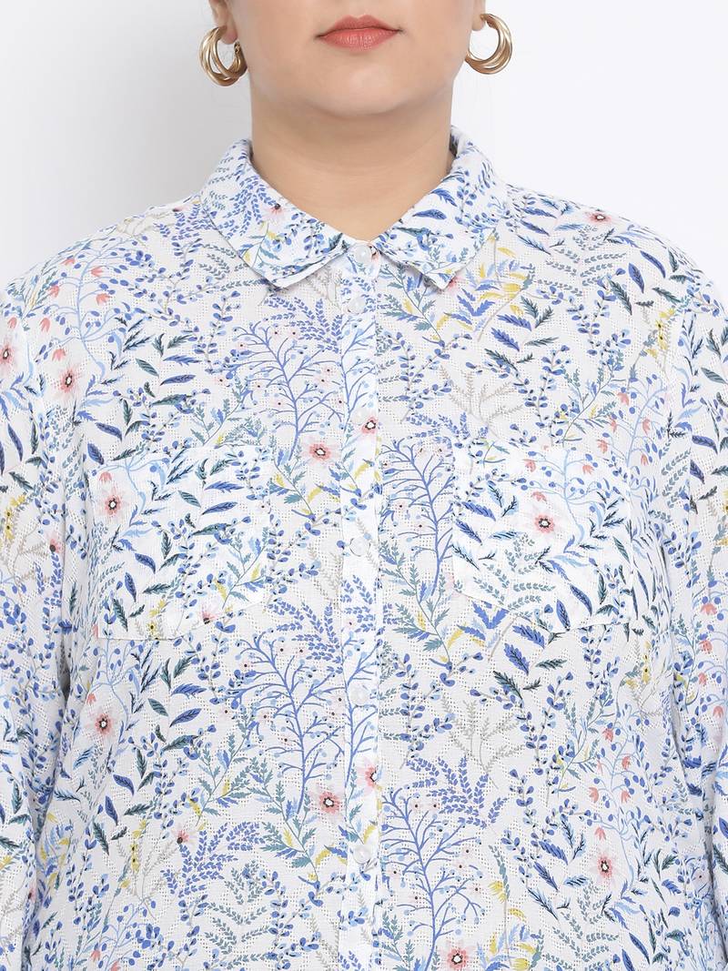 Blossom Farar Plus Size Women Shirt