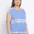 Ocean Glory Lace Plus Size Women Top