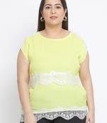Sunshine Watch Lace Plus Size Women Top